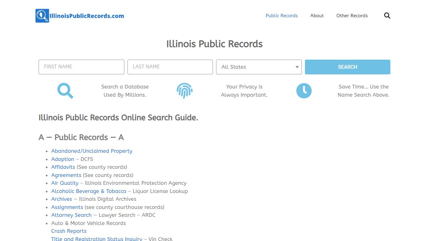 State of Illinois Public Records Guide: IllinoisPublicRecords.com